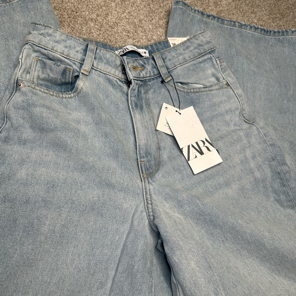 NEW Zara Palazzo Fit Jeans